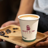 12 oz. Custom Printed Compostable Paper Cup - THE CUP STORE