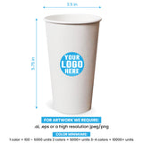 20 oz. Custom Printed Recyclable Paper Cup - THE CUP STORE