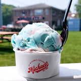 8 oz. Custom Printed Recyclable Paper Food Container - THE CUP STORE