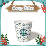10 oz. Holiday Recyclable Paper Cup – Custom Cozy Bliss