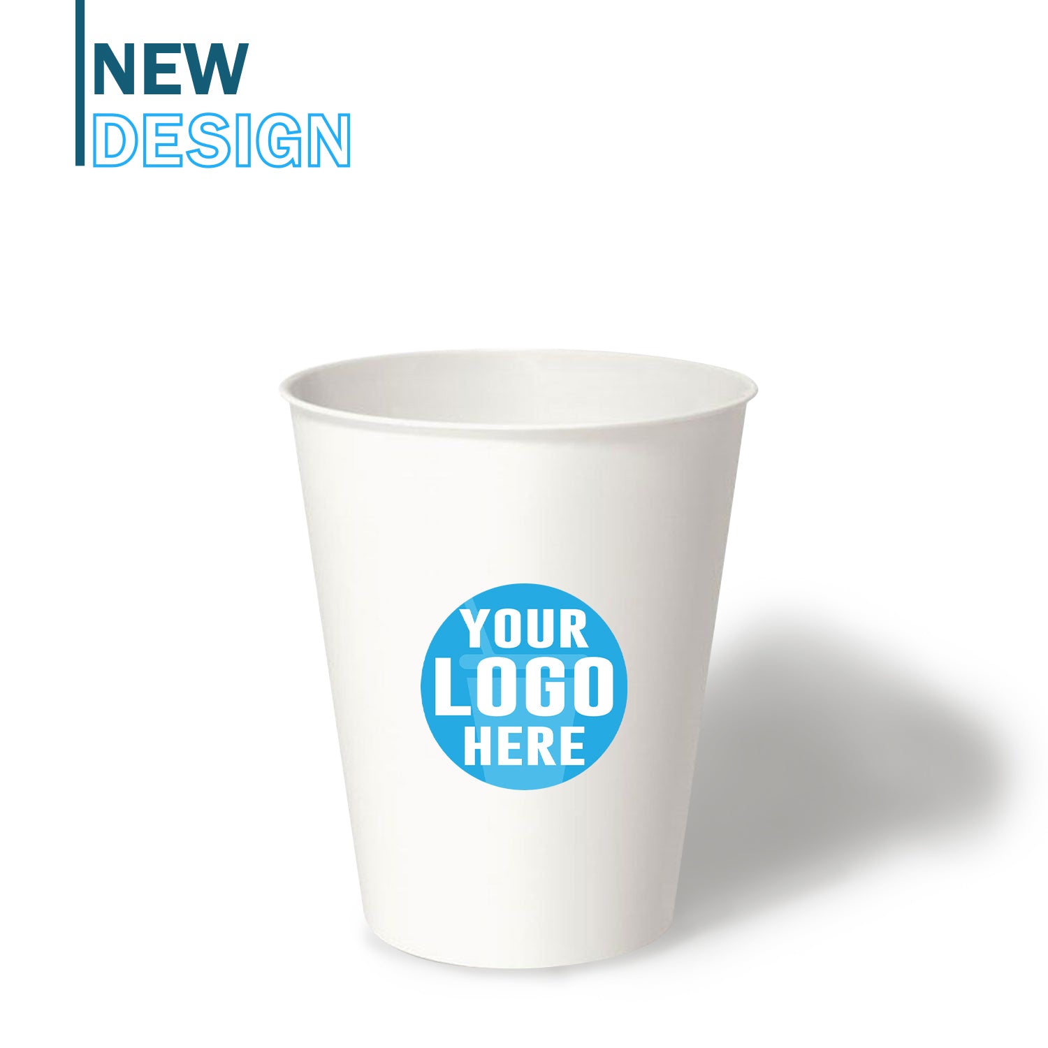 Custom Disposable Paper Coffee Cup Full Color Print - 6 oz.