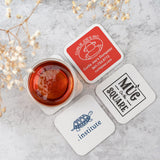 4" Custom Printed Medium Weight Square Coaster - THE CUP STORE
