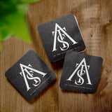 4" Custom Printed Medium Weight Square Coaster - THE CUP STORE