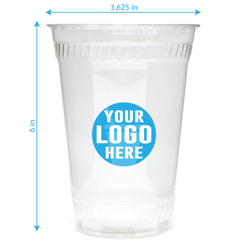 24 oz. Custom Printed Compostable Plastic Cup - THE CUP STORE