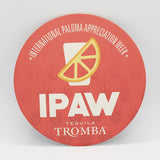 4' Custom Printed Medium Weight Round Coaster - THE CUP STORE