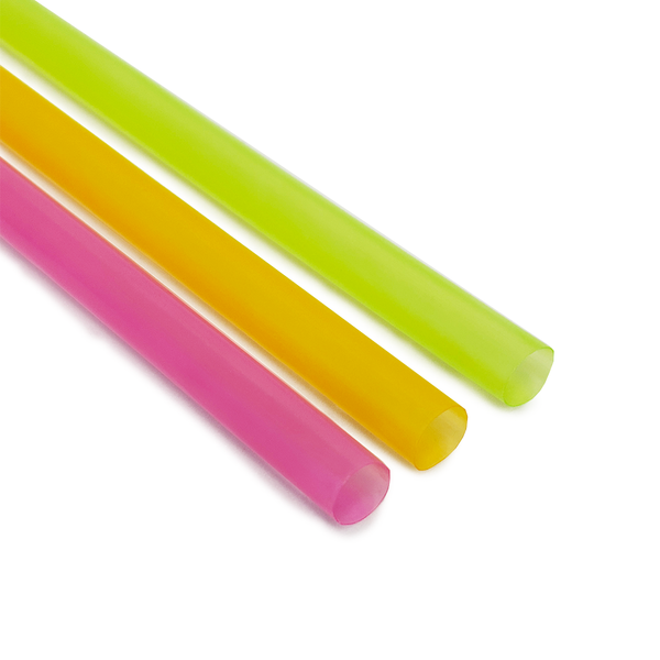 8" Neon Plastic Straw - 042200 - THE CUP STORE