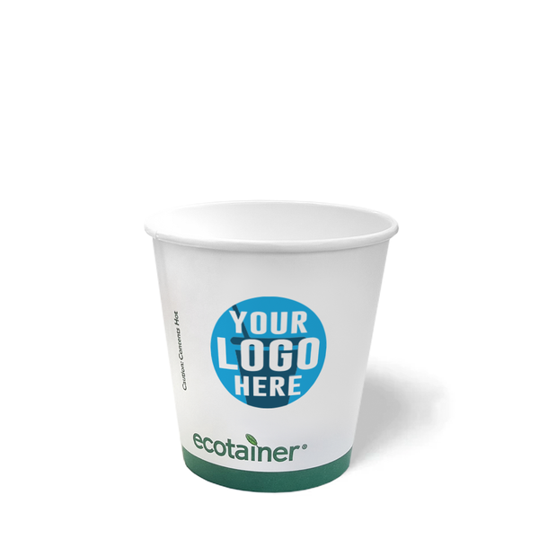 10 oz. Custom Printed Compostable Paper Cup