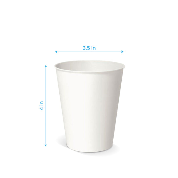 12 oz. Blank Recyclable Paper Cup - THE CUP STORE