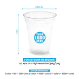 12 oz. Custom Printed Recyclable Plastic Cup - THE CUP STORE