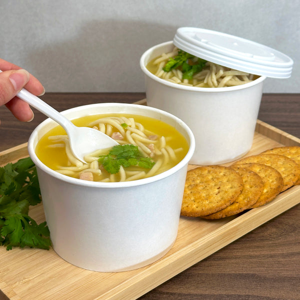 16 oz. Blank Recyclable Paper Food Container