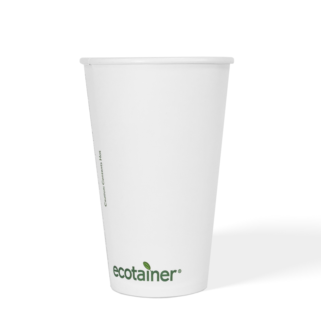 16 oz. Blank Compostable Paper Cup | THE CUP STORE