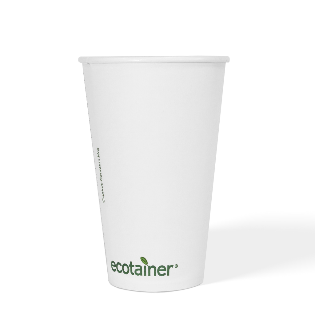 16 oz. Blank Compostable Paper Cup | THE CUP STORE