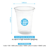 16 oz. Custom Printed Recyclable Plastic Cup - THE CUP STORE