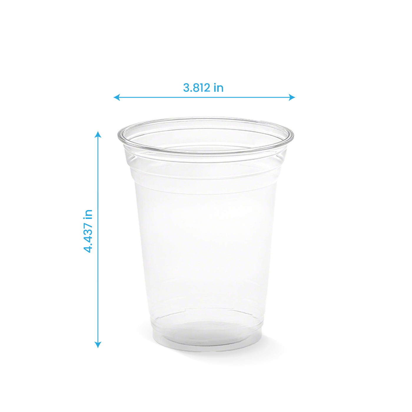 16 oz. Blank Recyclable Plastic Cup