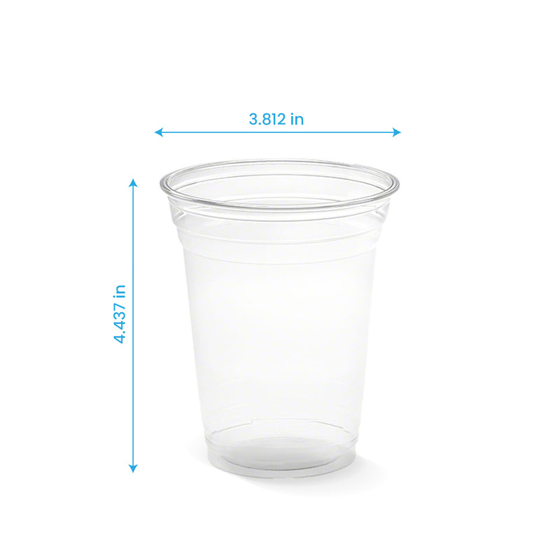 16 oz. Blank Recyclable Plastic Cup - THE CUP STORE