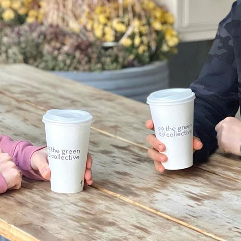 16 oz. Custom Printed Compostable Paper Cup | THE CUP STORE