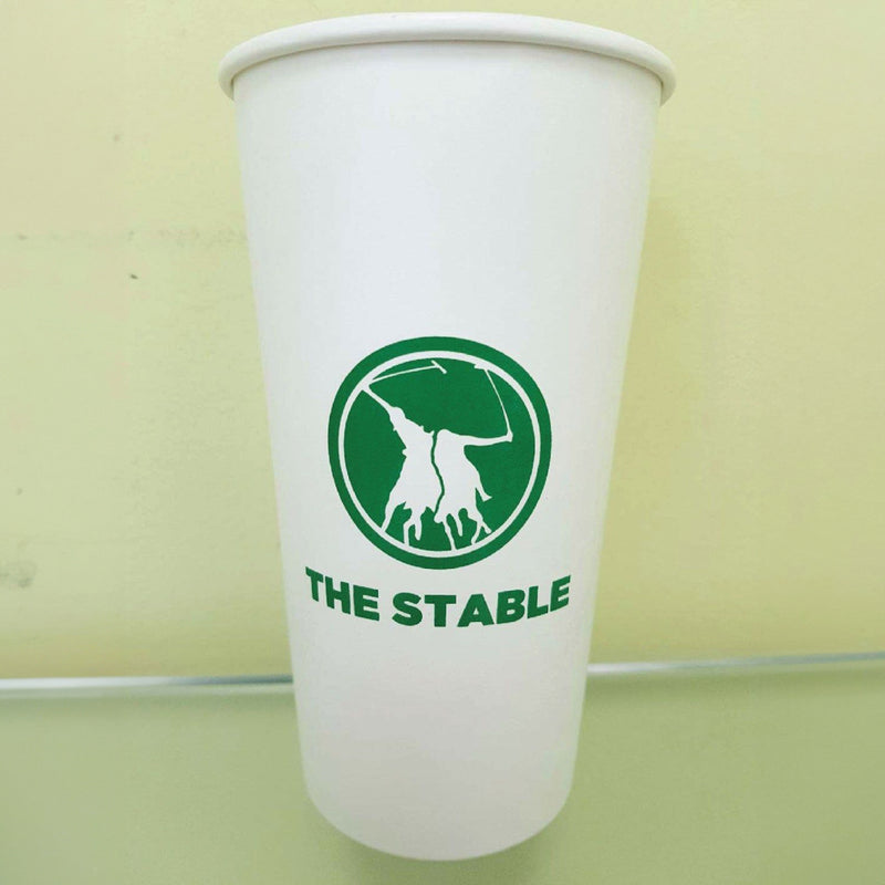20 oz. Custom Printed Recyclable Paper Cup - THE CUP STORE