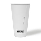 20 oz. Blank Recyclable Double Walled Paper Cup