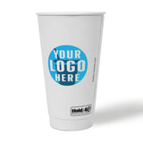 20 oz. Custom Printed Recyclable Double Walled Paper Cup
