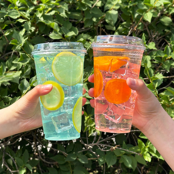 24 oz. Blank Compostable Plastic Cup - THE CUP STORE