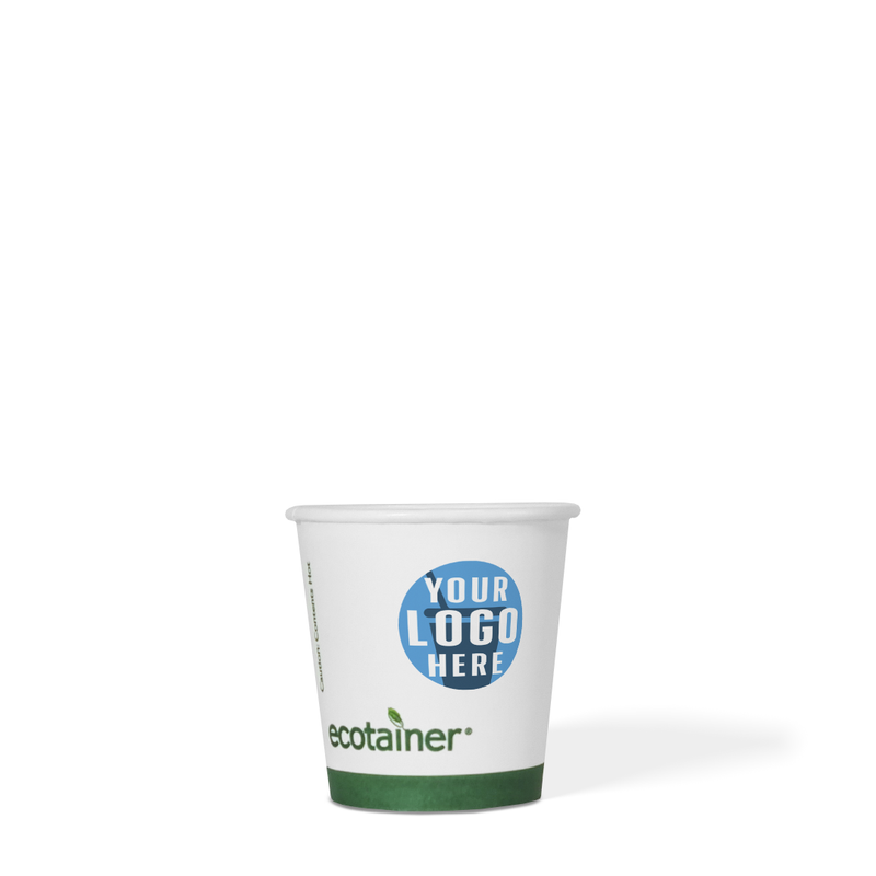 4 oz. Custom Printed Compostable Paper Cup