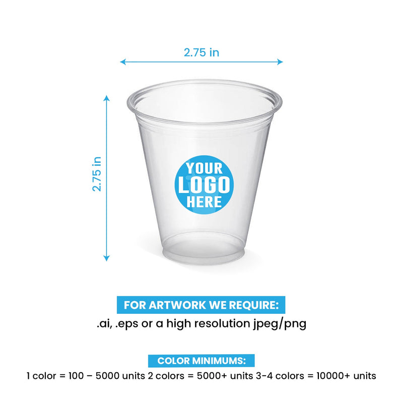 5 oz. Custom Printed Recyclable Plastic Cup