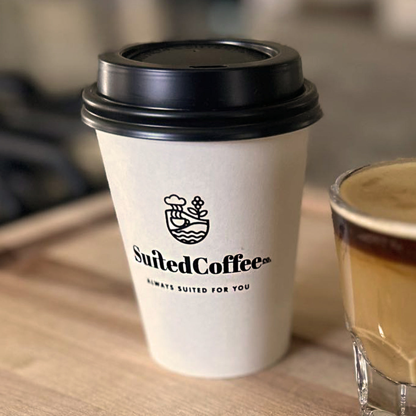 8 oz. Custom Printed Recyclable Paper Cup 100/Pack