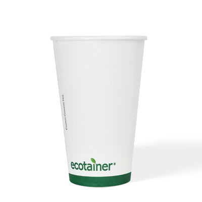16 oz. Blank Compostable Paper Cup