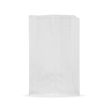 Blank White Large Paper Sandwich Bag, with a white background