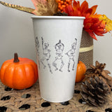 16 oz. Holiday Recyclable Paper Cup - Halloween Bone To Be Wild - THE CUP STORE