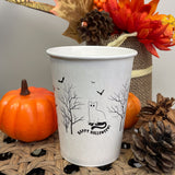 12 oz. Holiday Recyclable Paper Cup - Halloween More Boos Please - THE CUP STORE