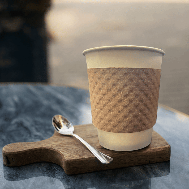 Blank Kraft Brown Coffee Sleeve - THE CUP STORE