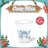 10 oz. Holiday Recyclable Plastic Cup – Custom Cozy Bliss