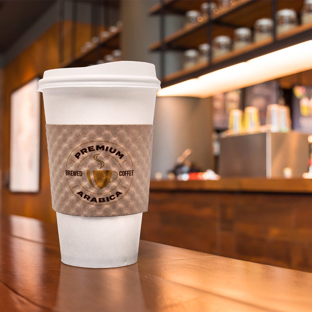 16 oz. Custom Printed Recyclable Paper Cup 100/Pack