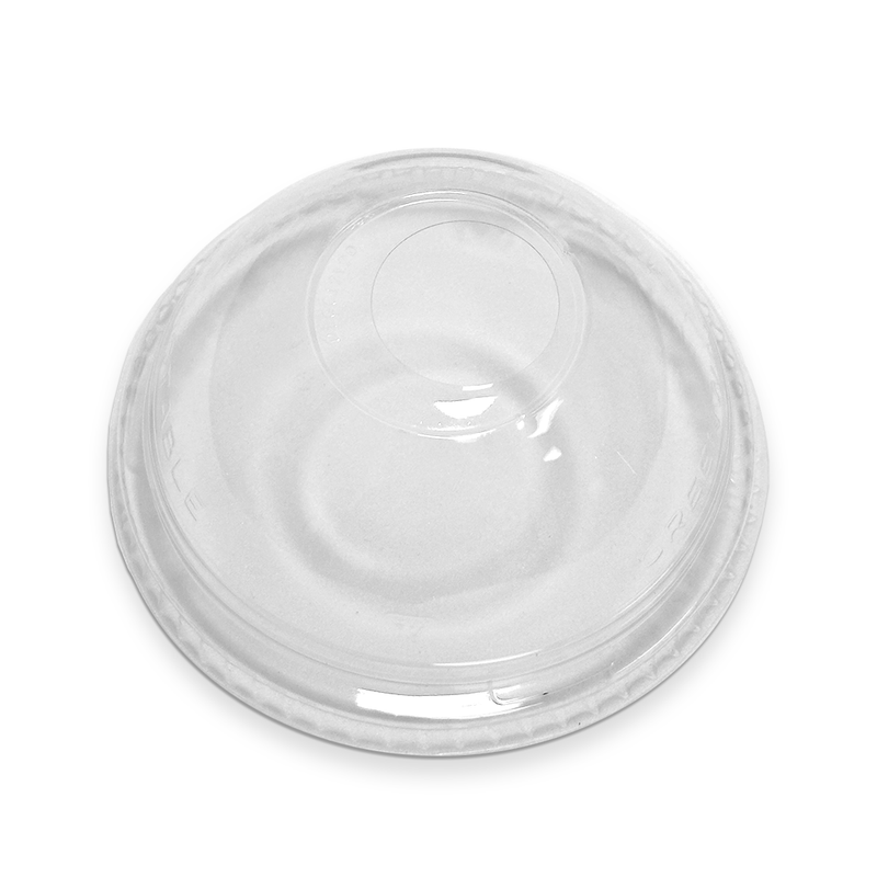 Dome Lid For 12/20 oz. Compostable Plastic Cup - DLGC12/20 - THE CUP STORE