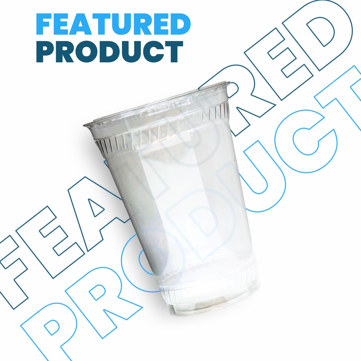 7 oz. Blank Recyclable Plastic Cup THE CUP STORE