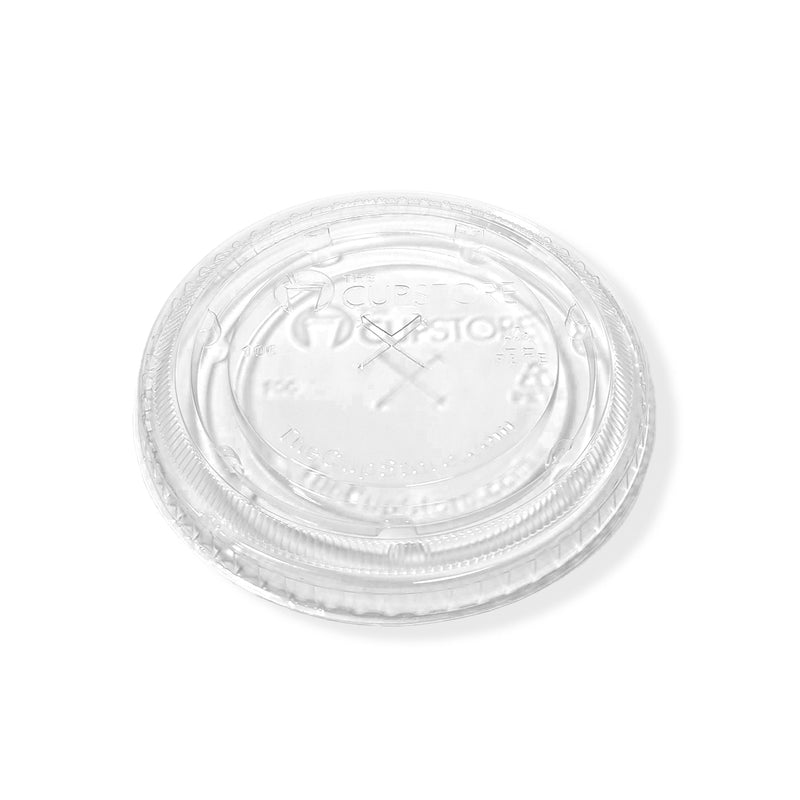 Flat Straw Lid For 9/12/16/20/24 oz. Recyclable Plastic Cup 100/Pack