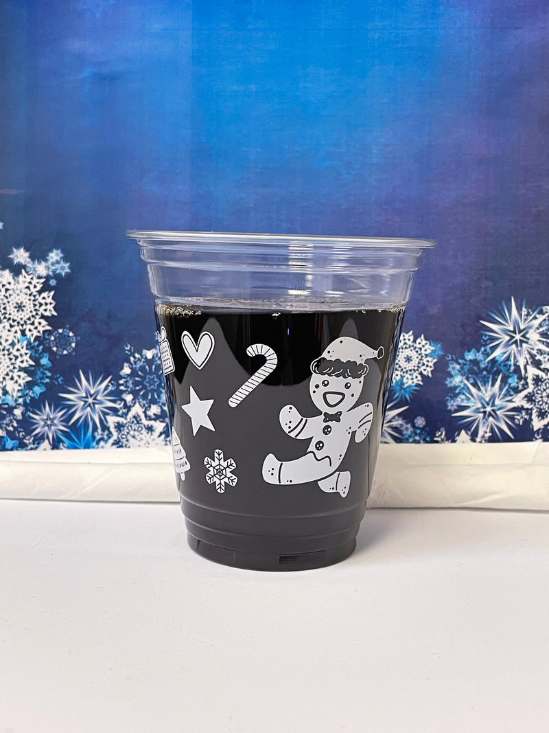 Clear & Gray Snowflake 16 Oz. Everyday Plastic Cups, 20-Pack