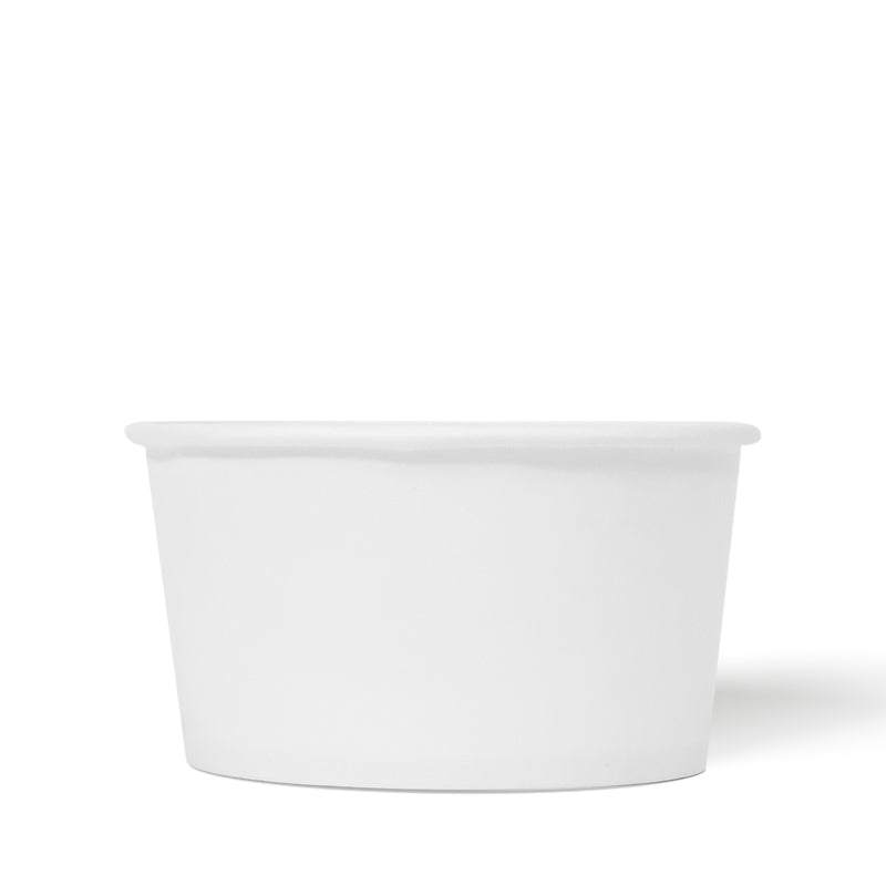 8 oz. Blank Recyclable Paper Food Container - HS4085-2050 - THE CUP STORE