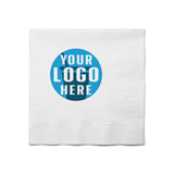 Custom Printed Premium 3-PLY White Lunch Napkin