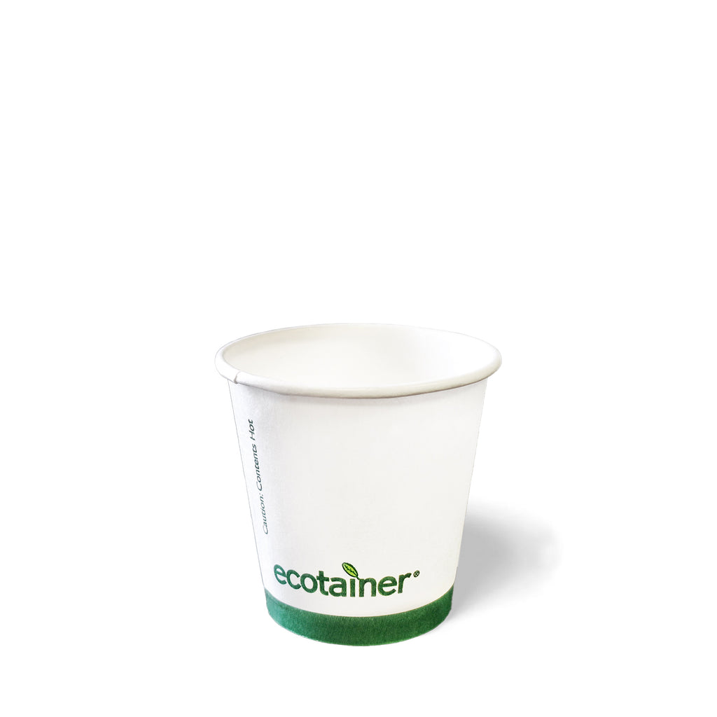 4 oz. Blank Compostable Paper Cup | THE CUP STORE