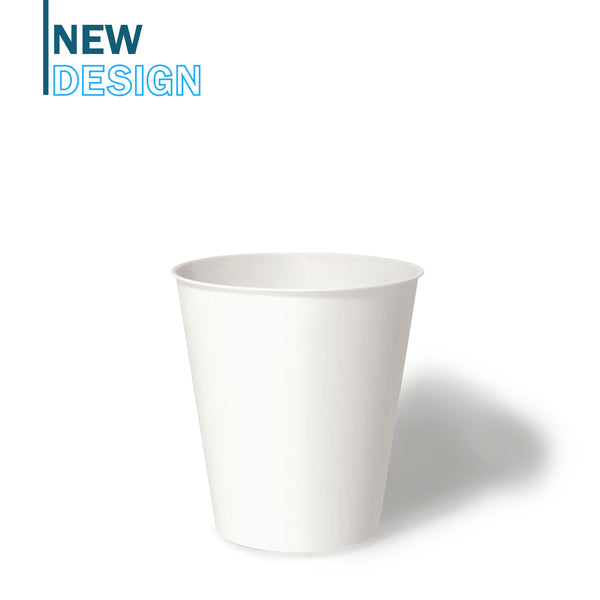 White 250ML Disposable Paper Glass