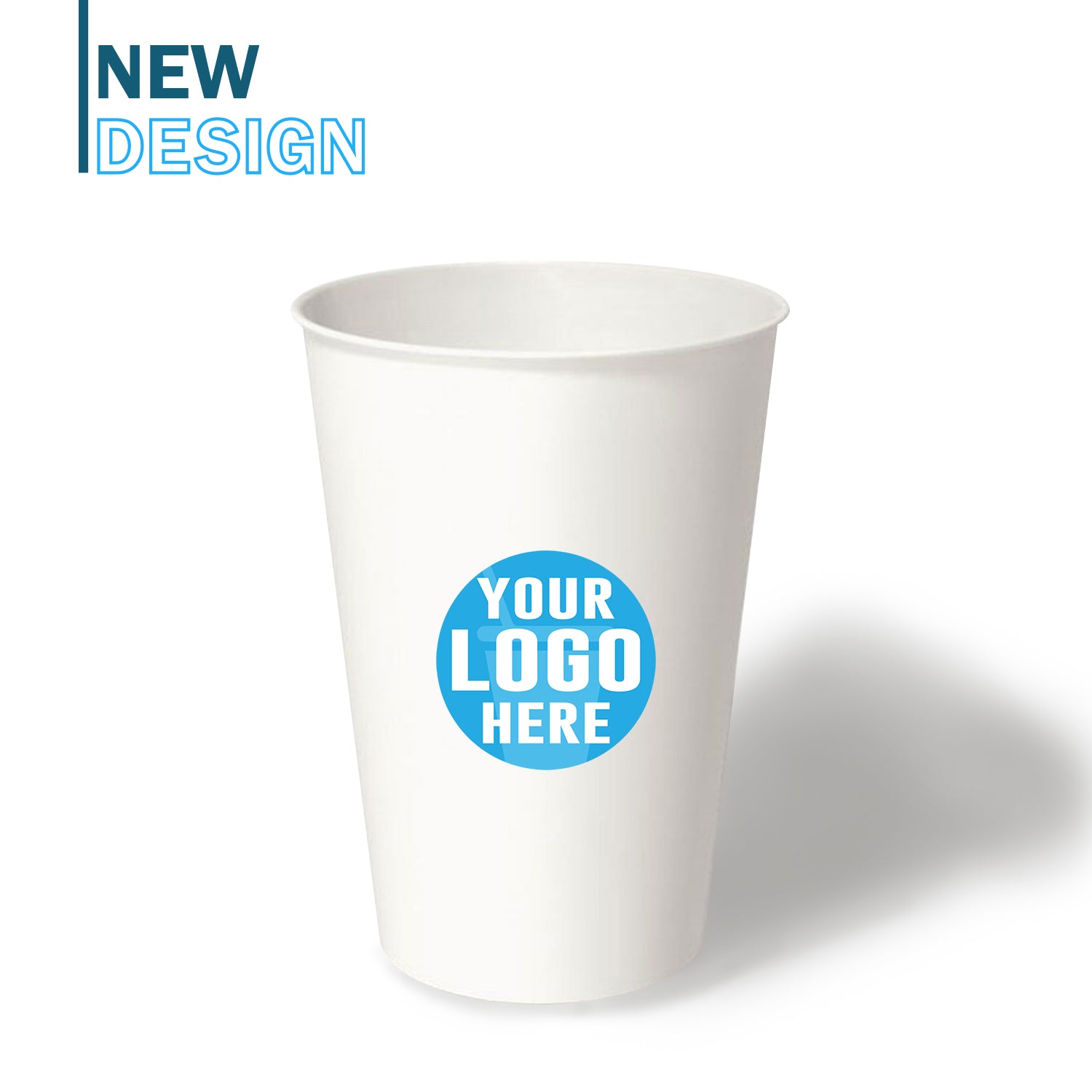16 oz. Custom Printed Recyclable Paper Cup | THE CUP STORE