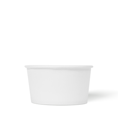 6 oz. Blank Recyclable Paper Food Container - PC-108