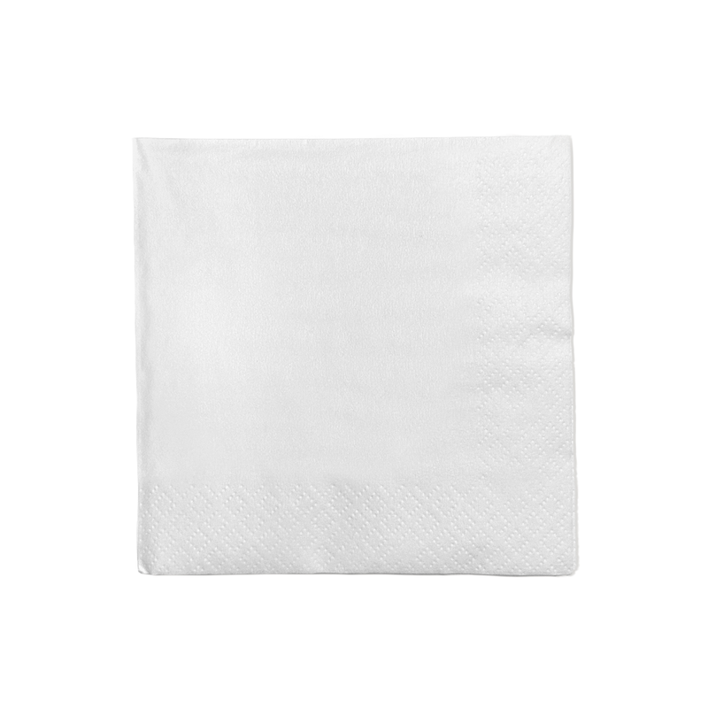 Blank Premium 3-PLY White Lunch Napkin
