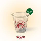 12 oz. Sugar Rush - Custom Printed Recyclable Plastic Cup - THE CUP STORE