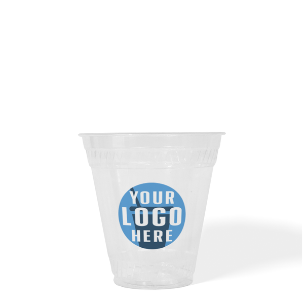 12 oz. Custom Printed Compostable Plastic Cup 100/Pack