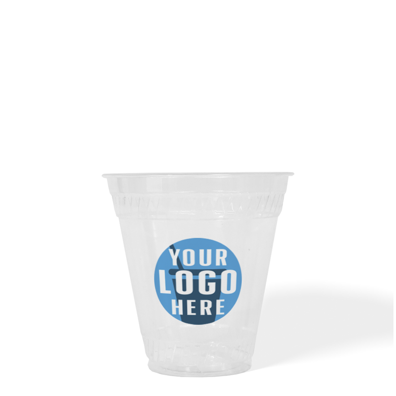 12 oz. Custom Printed Compostable Plastic Cup 100/Pack