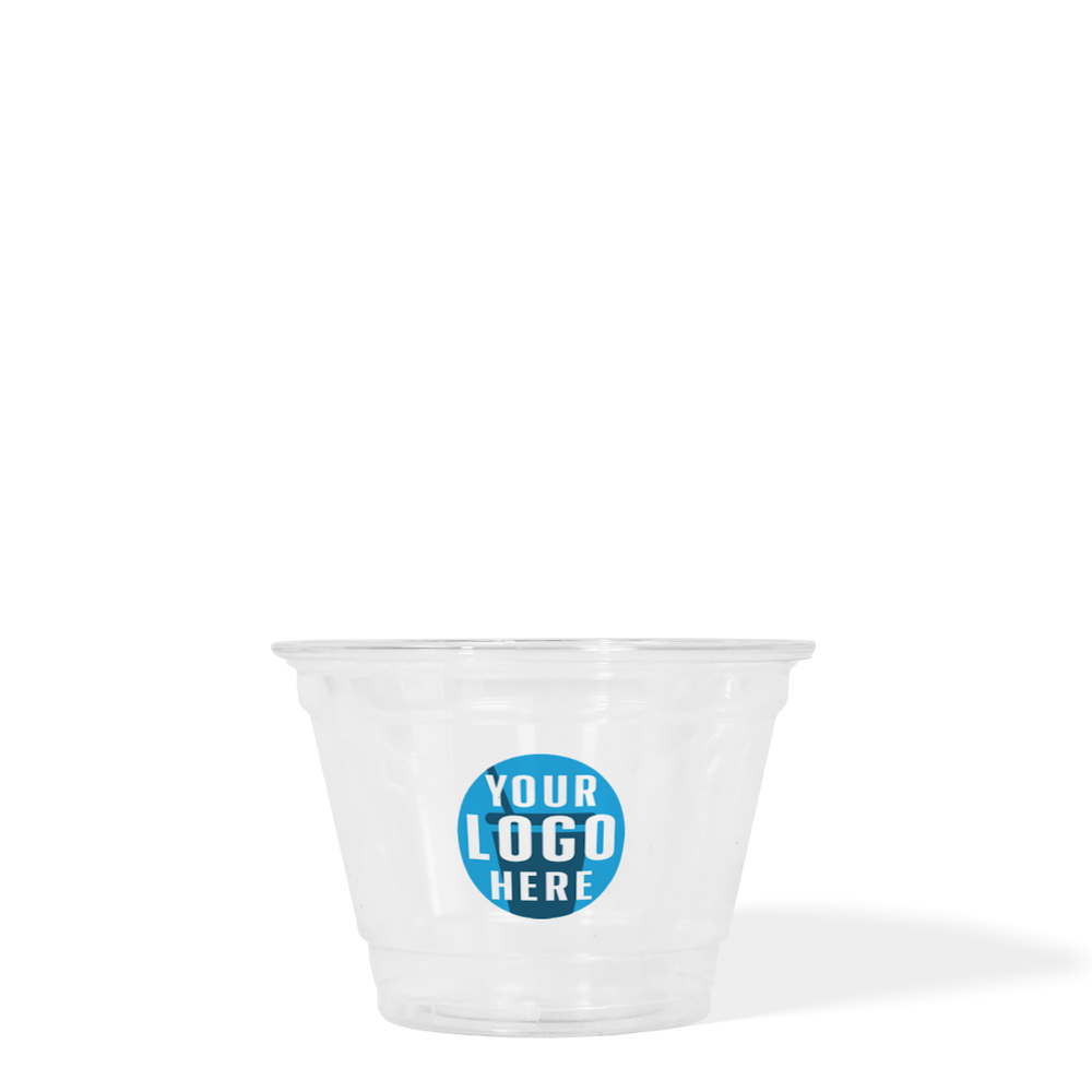 9 oz. Custom Printed Recyclable Plastic Cup 100/Pack