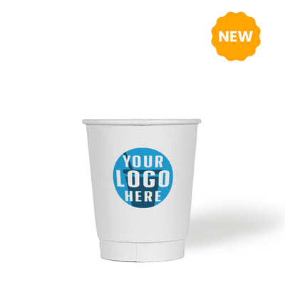 8 oz. Custom Printed Recyclable Double Walled Paper Cup